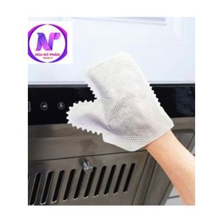 Găng tay vải lau chùi dùng 1 lần combo 10 cái