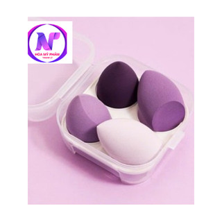 Bông mút trang điểm hộp 14 cái