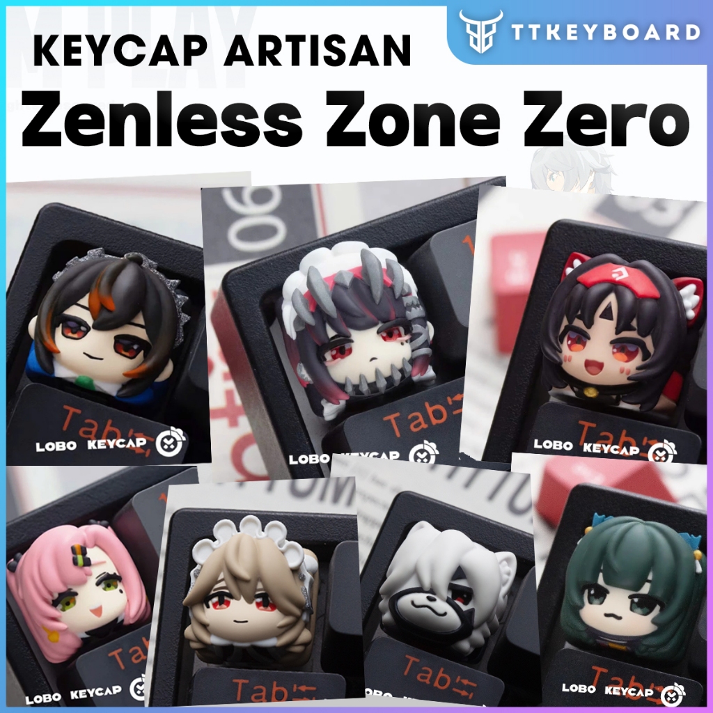 [Hỏa Tốc] Keycap Artisan Zenless Zone Zero Keycap Custom Bàn Phím Cơ ...