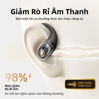 Tai nghe tai mở FitBuds Ugreen Bluetooth 6.0 T.hời lương pin 28 giờ Chống nước IPX5