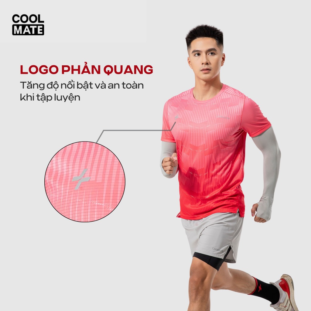 [MUA 3 GIẢM 30%]Áo thun nam Tshirt chạy bộ Graphic Energy áo thể thao running thoáng khí thấm hút tốt Coolmate