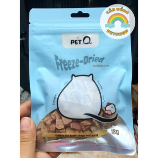 [Hỏa Tốc] Viên thức ăn sấy khô PetQ cho chó mèo