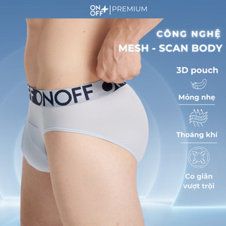 Quần lót nam 3D Pouch - body scan microfiber mesh siêu mềm nhẹ thoáng khí ONOFF-18UQ25A416