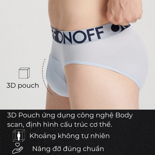 Quần lót nam 3D Pouch - body scan microfiber mesh siêu mềm nhẹ thoáng khí ONOFF-18UQ25A416
