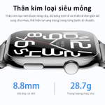 [Bán Chạy] Aolon GTS 3 Đồng Hồ Thông Minh - Thiết Kế Siêu Mỏng 8.8mm, Màn Hình AMOLED, Thông báo tin nhắn, IP68 — ảnh 3