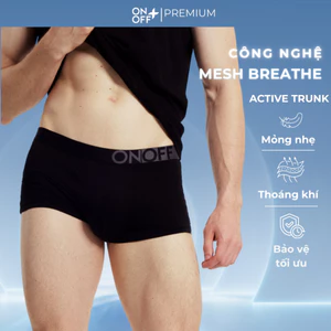 Quần lót nam active trunk Microfiber mesh mảnh sợi công nghệ Quick-Dry siêu khô thoáng ONOFF-18UO25A022