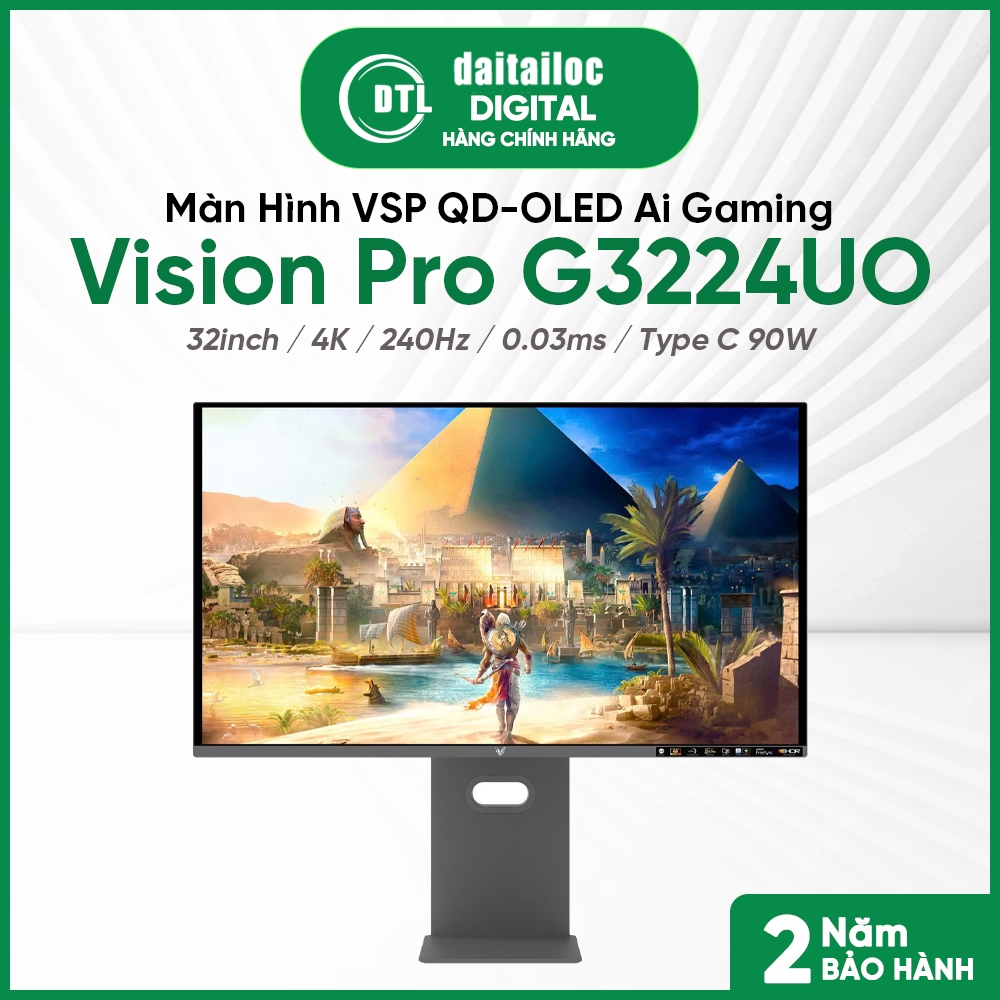 Màn hình VSP QD-OLED Ai gaming Vision Pro G3224UO 32inch | 4K | 240Hz ...