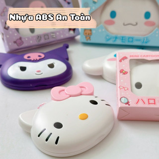 Set Gương Lược Gấp Gọn Hoạt Hình Dễ Thương – Thiết Kế Mini, Có Móc Treo, Tiện Lợi Mang Theo Mọi Lúc Mọi Nơi