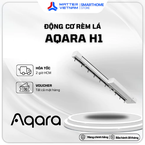 Ray Rèm Aqara H1 Dùng Cho Động Cơ Động Cơ Rèm Lá Dọc - Aqara H1 Dream Curtain Motor - BẢN QUỐC TẾ — ảnh 1
