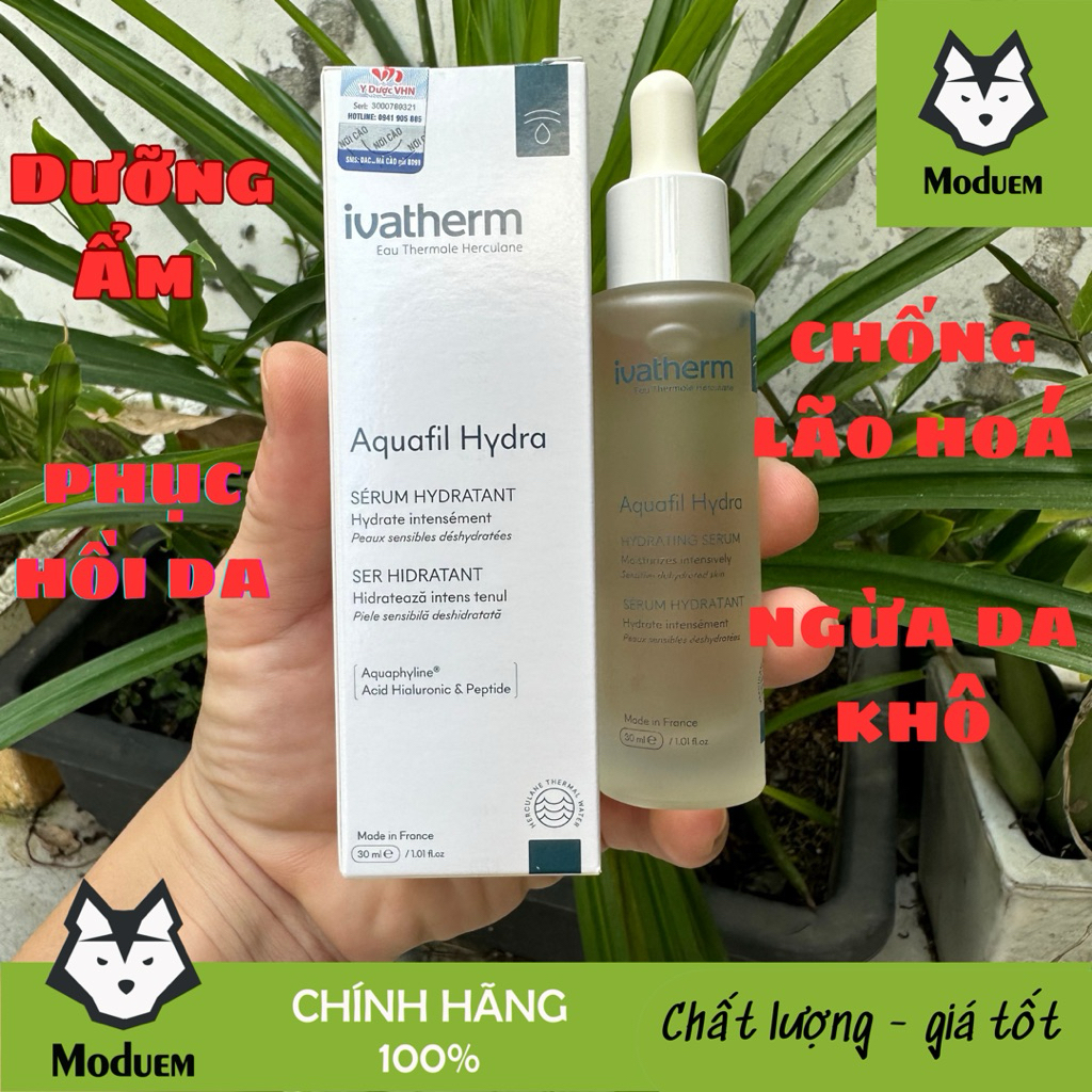 [ Hàng Công Ty ] Serum HA Ivatherm Aquafil Serum Cấp Nước Dưỡng Ẩm Cung ...