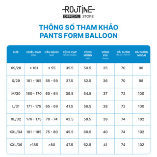 Quần Dài Nam Nylon Túi Hộp Form Balloon - Routine 10S25PCA004