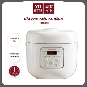 Nồi cơm cắm điện Xiaomi Qcooker QFB040 dung tích 4L siêu bền, đa chức năng tiện dụng