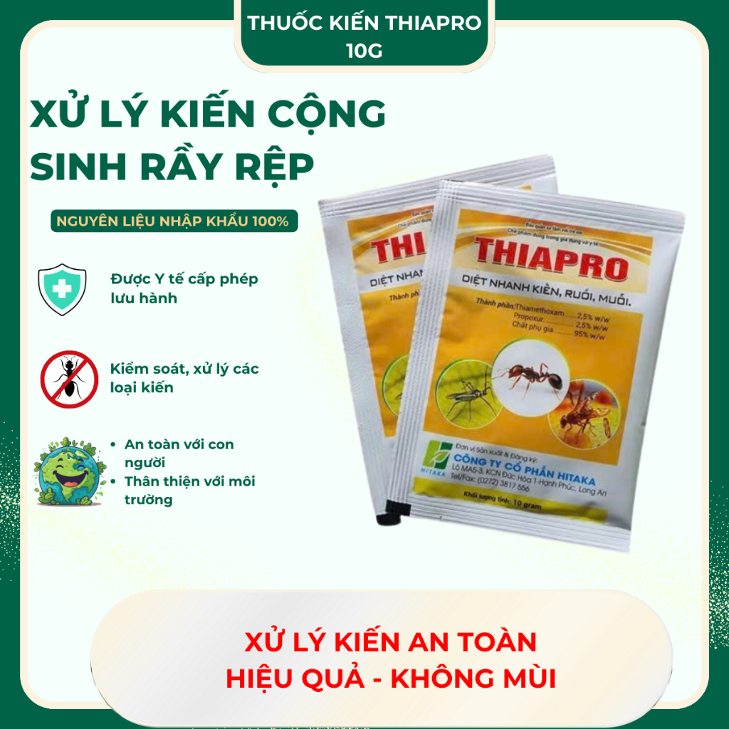 Thuốc diệt kiến-chế phẩm diệt kiến, rệp sáp- thiapro-thiamethoxam 2.5% ...