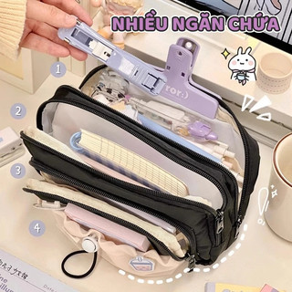 Túi Bút Vải Đựng Bút Cho Học Sinh – Gọn Nhẹ, Bền Đẹp, Có Ngăn Kéo Tiện Lợi