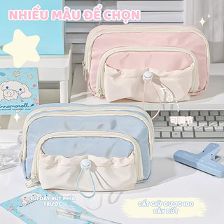 Túi Đựng Bút Canvas Nhiều Ngăn - Đơn Giản, Tiện Dụng, Phù Hợp Học Sinh – Sinh Viên