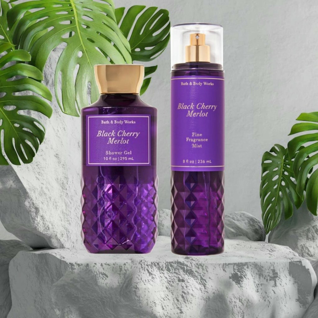 body mist, Xịt thơm toàn thân Black Cherry merlot 236ml Cá tính, Quyến Rũ