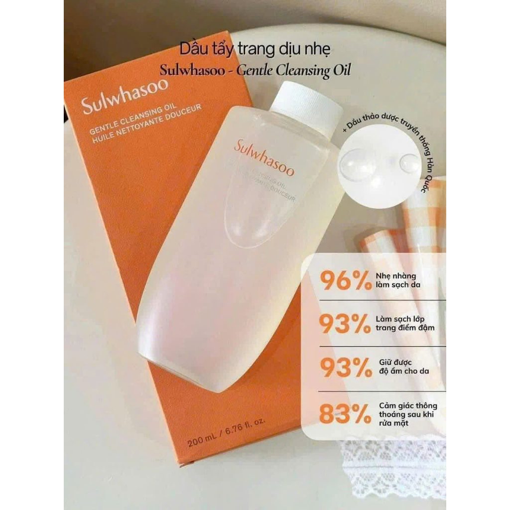 Dầu tẩy trang Sulwhasoo Gentle Cleansing Oil Ex