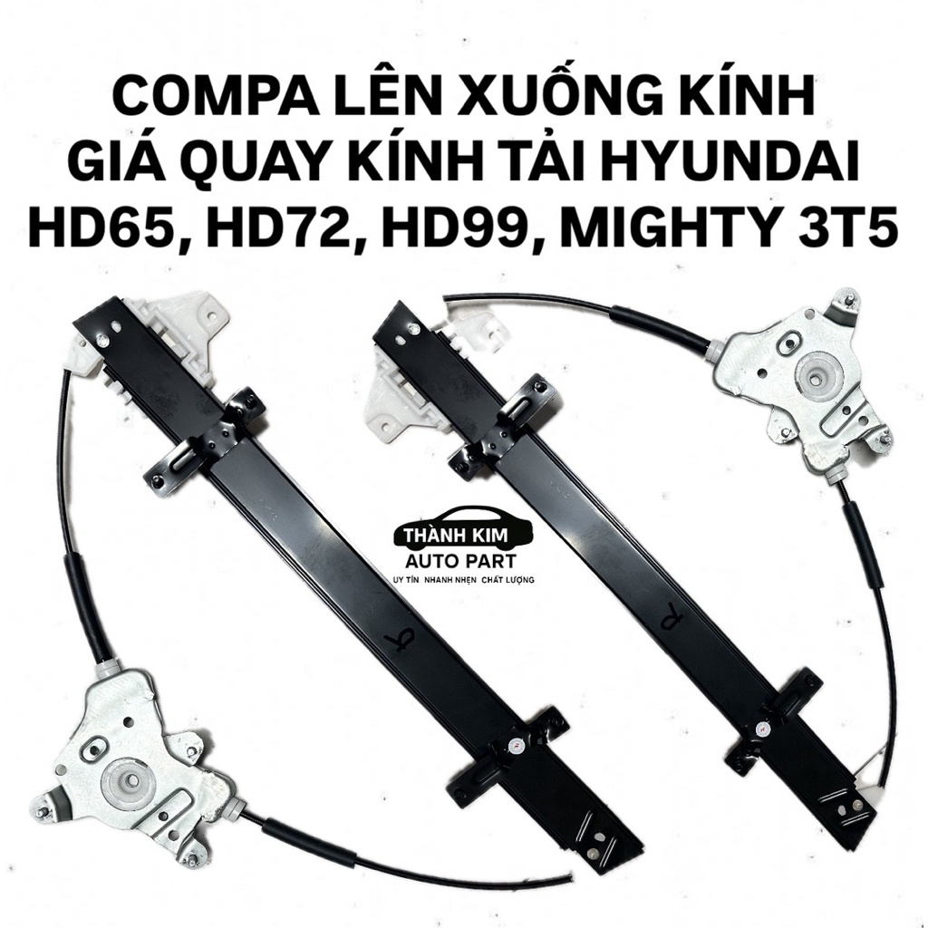 BỘ COMPA LÊN XUỐNG KÍNH/ GIÁ QUAY KÍNH TẢI HYUNDAI MIGHTY 3T5, HD65 ...