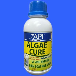 Api Algae Cure Pond Phân Hủy Phân Cá, Làm Nước Siêu Trong, Giảm Bụi Cực Nhanh Chiết Lẻ Chai 100ml