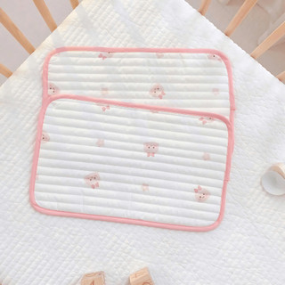[MONONA] Lót Đầu Điều Hoà Trần Bông Cho Bé Sơ Sinh, Thấm Hút Mồ Hôi, KT 22 x 38cm - Lucie's Mom