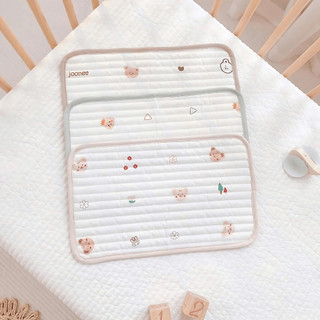 [MONONA] Lót Đầu Điều Hoà Trần Bông Cho Bé Sơ Sinh, Thấm Hút Mồ Hôi, KT 22 x 38cm - Lucie's Mom