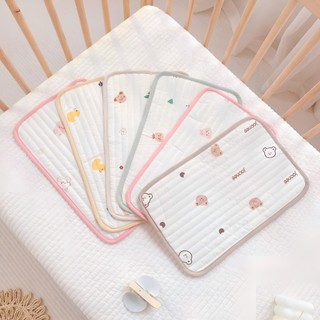 [MONONA] Lót Đầu Điều Hoà Trần Bông Cho Bé Sơ Sinh, Thấm Hút Mồ Hôi, KT 22 x 38cm - Lucie's Mom