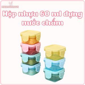 Hộp Trữ Đông Bảo Quản Đồ Ăn Dặm, Trữ Đông 60 - 150ml, Trữ Đông Chia Đồ Ăn Dặm Cho Bé