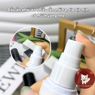 (Minisize) [PRAMY] Xịt Khóa Nền Makeup Pramy Vỏ Đen Trắng, Moisturizing Setting Spray, 30ml