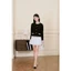 DELIZ - Cardigan nữ dài tay cổ tròn phối cúc ngọc dáng trơn basic nhiều màu len lông thỏ dệt cao cấp CD832