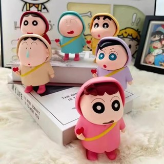 Hộp Bí Ẩn Shin Cậu Bé Bút Chì - Đội Phòng Thủ Kasukabe - Mô Hình Để Bàn, Quà Tặng - Giao Hàng Hà Nội