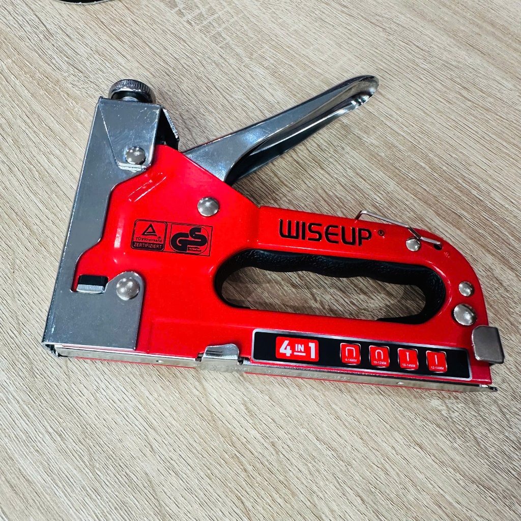 Bộ Bấm Ghim Cầm Tay Đa Năng 4 Chức Năng WISEUP – Thép Không Gỉ, Bền Bỉ, Dễ Dùng