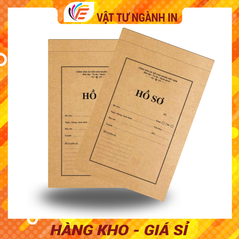 Túi Hồ Sơ Xin Việc A4 Kích Thước 25x35 Đủ Màu