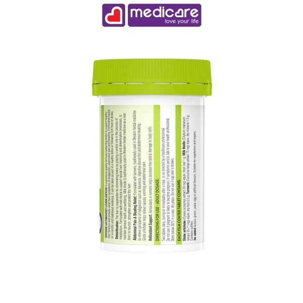 Viên uống SWISSE ultiboost liver detox hỗ trợ chức năng gan hộp 60 viên