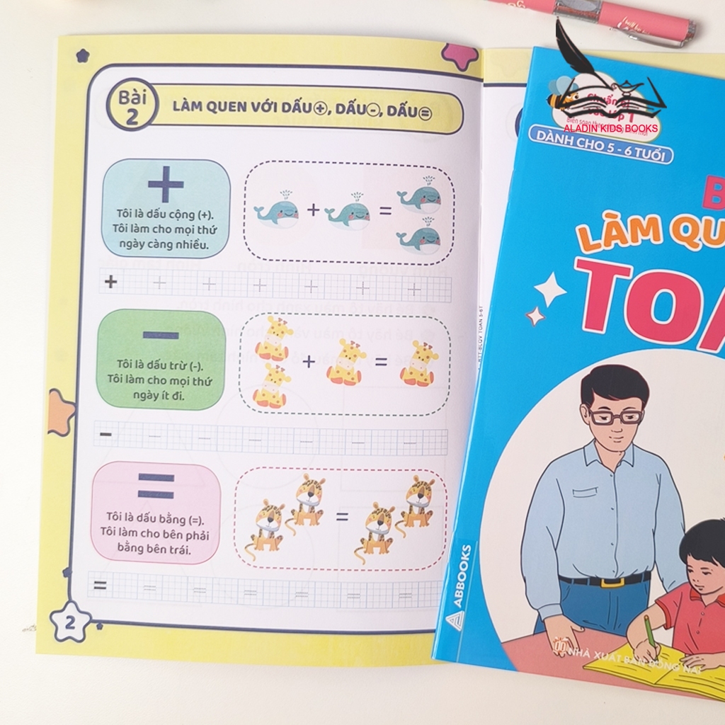 Sách Bé Làm Quen Với Toán Bộ 4 Quyển Dành Cho Trẻ Mẫu Giáo Đến 5-6 Tuổi