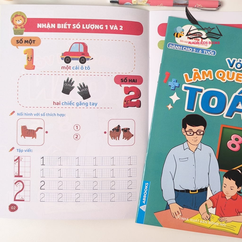 Sách Bé Làm Quen Với Toán Bộ 4 Quyển Dành Cho Trẻ Mẫu Giáo Đến 5-6 Tuổi