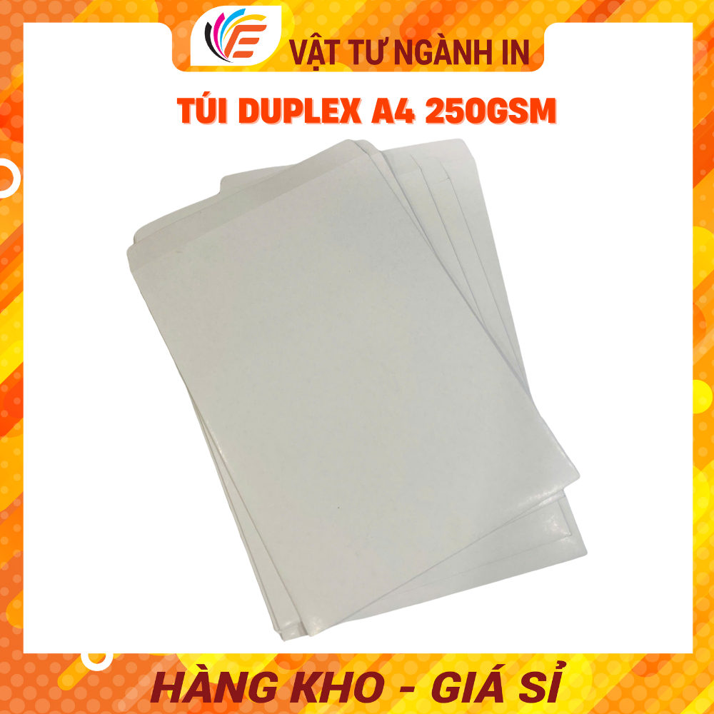 Túi Hồ Sơ Duplex Trơn Định Lượng 250gsm - Có IN THEO YÊU CẦU