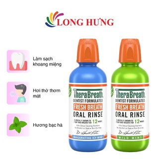 Nước súc miệng TheraBreath Fresh Breath Oral Rinse (473ml)