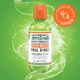 Nước súc miệng TheraBreath Fresh Breath Oral Rinse (473ml)