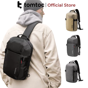 Túi đeo chéo chống sốc cho iPad/Macbook Tomtoc Crossbody Edc Sling Bag 11/13/14" chính hãng (T24)