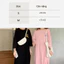 Đầm bầu bigsize chubby Váy thun suông dáng rộng cộc tay không cổ dài qua gối CALFMANNA họa tiết 2 mặt chất cotton T1334G