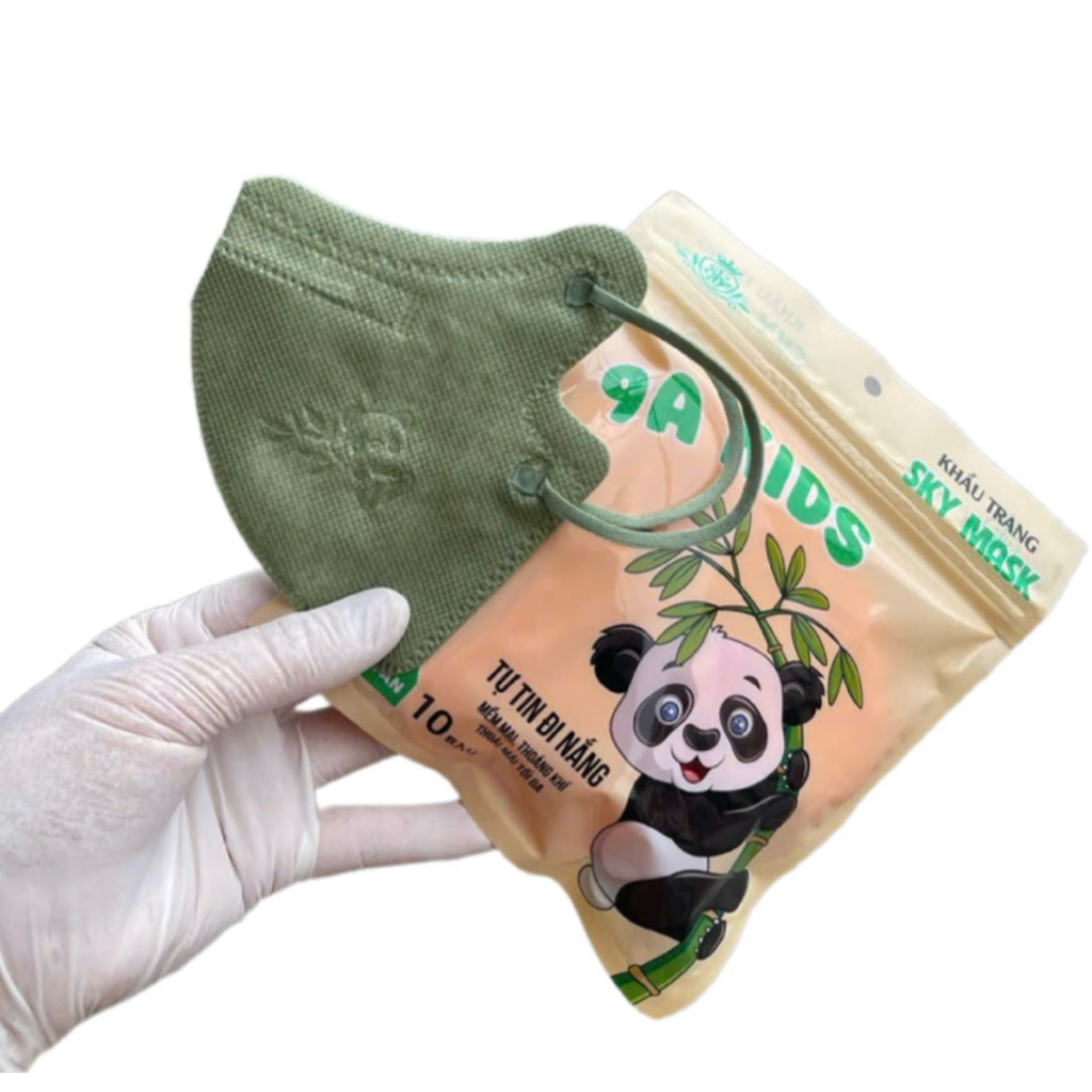 Khẩu trang trẻ em 9A Kids dành cho bé 1- 12 tuổi kháng khuẩn chống bụi mịn hàng chính hãng công ty