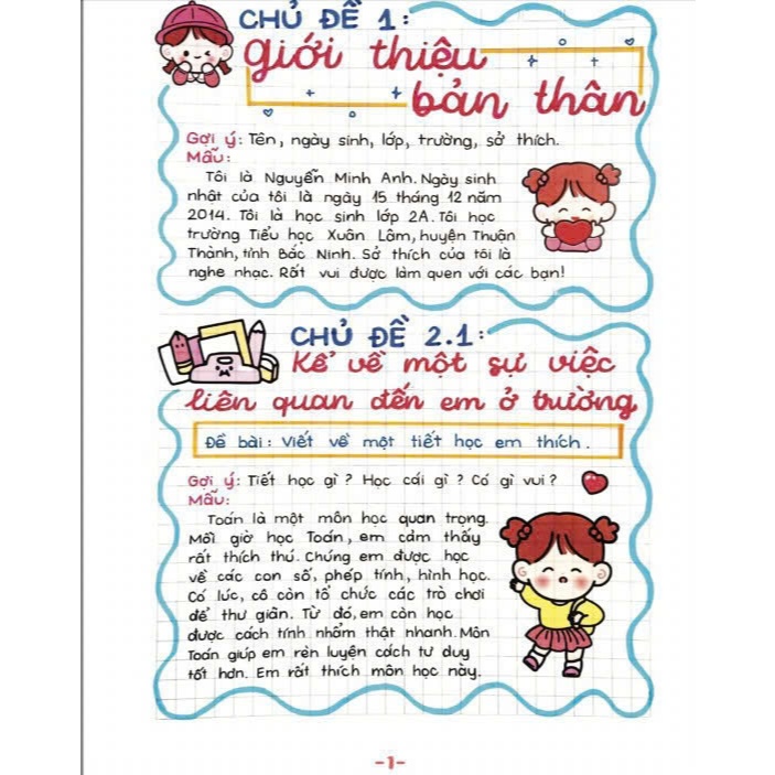 Sketchnote Sổ tay học giỏi Tiếng Việt 2-3, tổng hợp đầy đủ kiến thức Tiếng Việt 2 và  3
