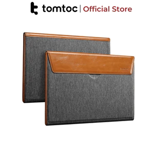 Túi chống sốc cho Macbook Tomtoc Premium Leather size 13/13.6/15/16 inch chính hãng (H15)