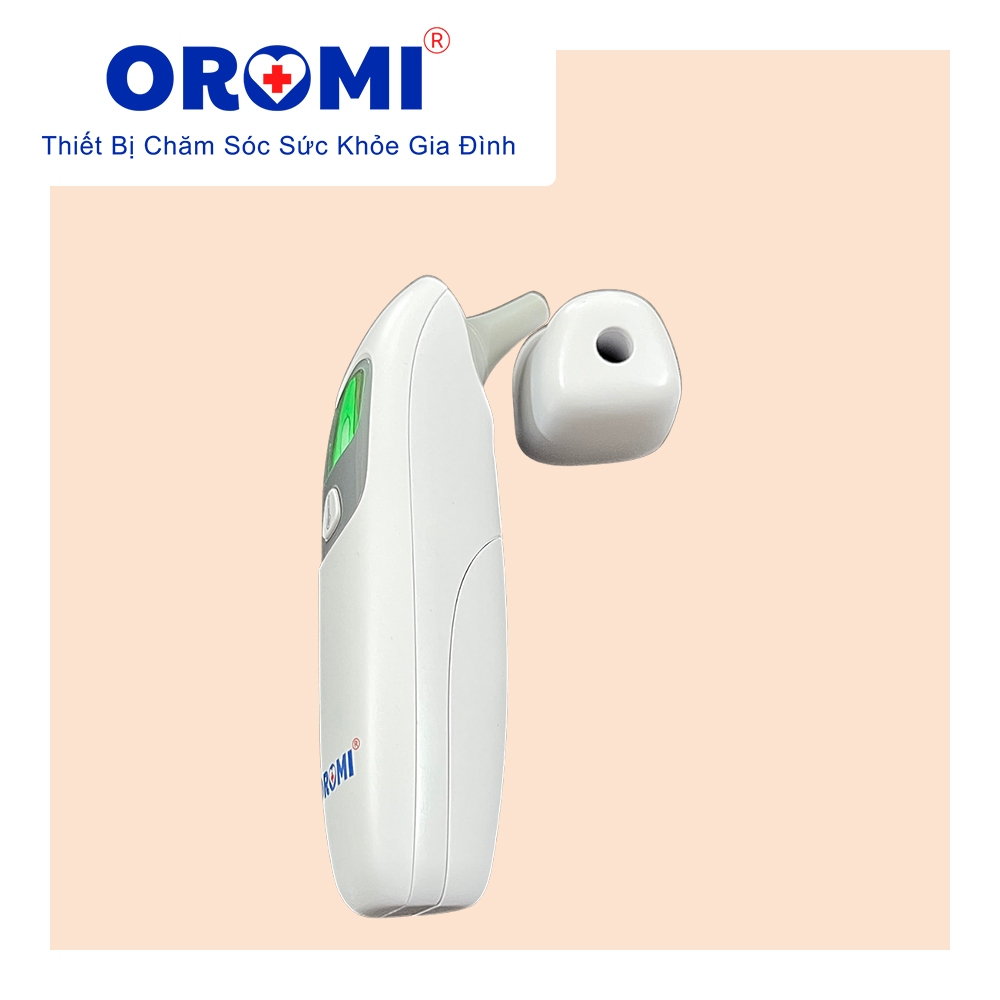 Nhiệt kế điện tử hồng ngoại 2in1 OROMI NKDT-003 - Đo trán + Lỗ tai