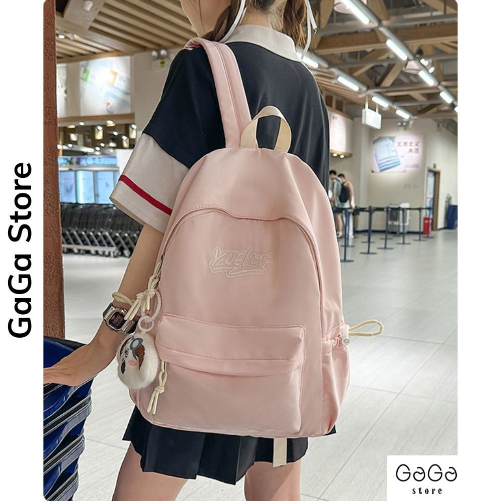 Balo đi học nữ chống nước phong cách đơn giản cho học sinh các cấp thời trang Ulzzang B910 gagastore