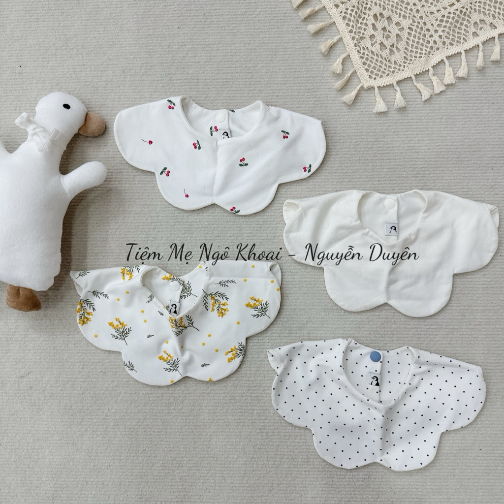[MD54] Yếm cổ hoa Konny cho bé yêu NGÔ KHOAI MỲ