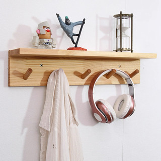 Kệ gỗ treo tường, kệ trang trí Gía gỗ Decor phòng ngủ,móc quần áo, phụ kiện