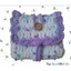 Ví đựng son, thẻ bằng len pompom cầu vòng - handmade len - crochet