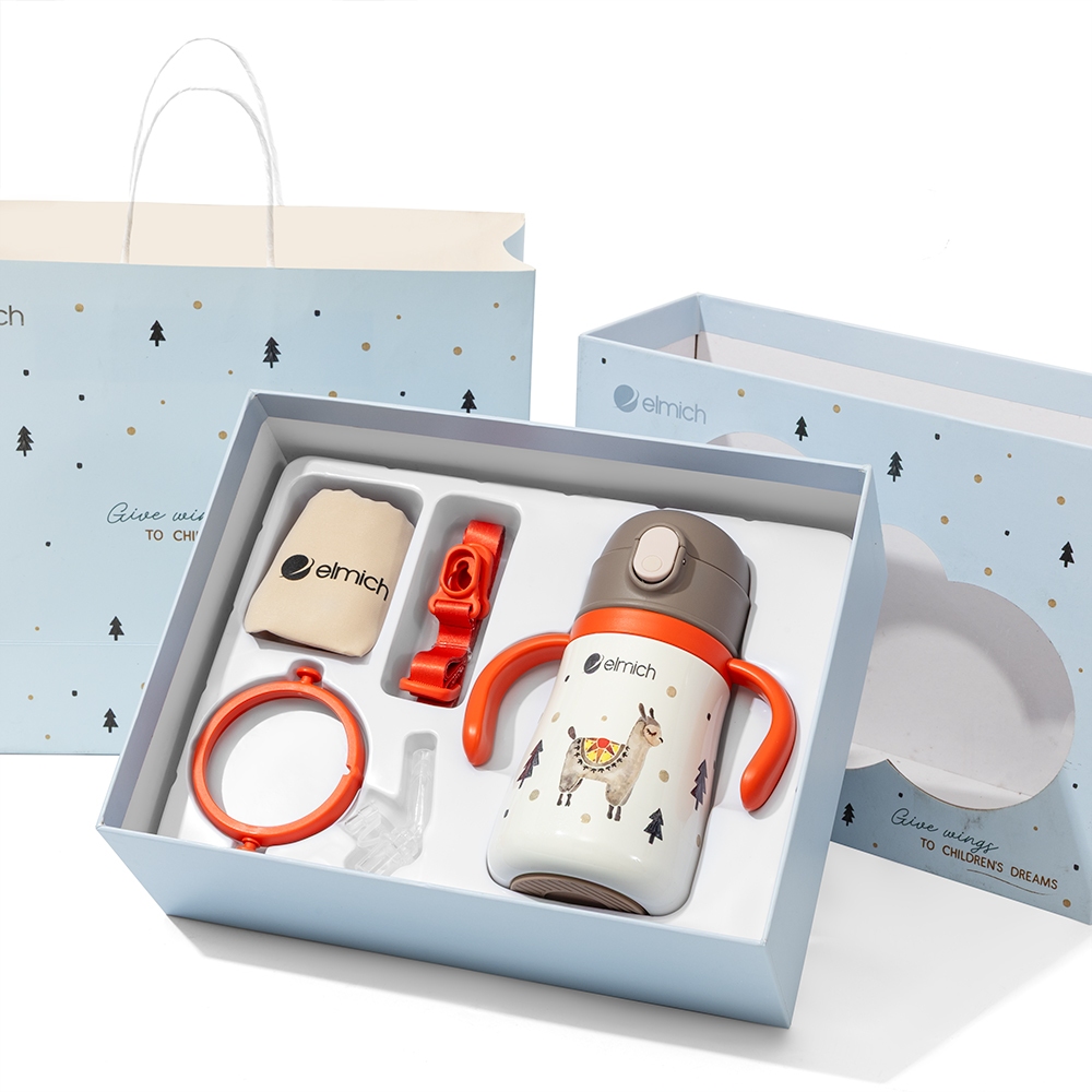 Bình Giữ Nhiệt Cho Bé Elmich Baby EL-8317 / EL-8348 | Bình Nước Trẻ Em INOX 316, Elmich Chính Hãng
