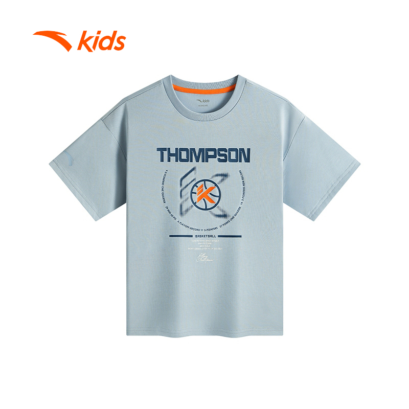 ANTA KIDS Áo Phông Thể Thao Bé Trai Bóng Rổ Thoáng Mát, Thoải Mái Vận Động 3525B1107
